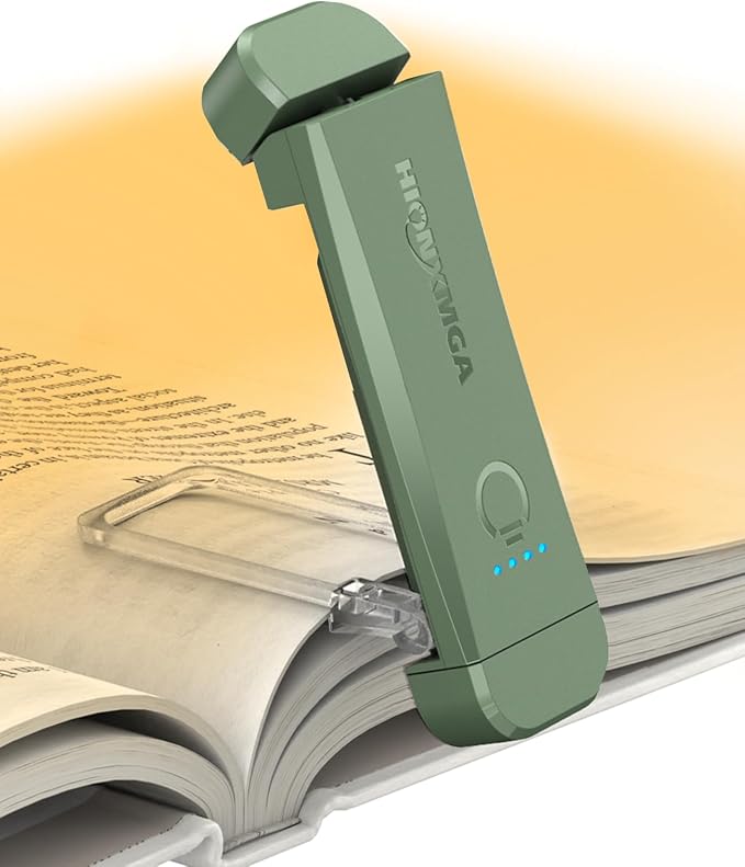 HIONXMGA Book Reading Light, Silent Touch Books Lamp by HIONXMGA