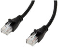 Amazon Basics RJ45 Cat 6 Ethernet Patch Cable, 1Gpbs Transfer Speed, Gold-Plated Connectors, 3 Foot - 10-Pack, Black, L6LLA010-CS-R