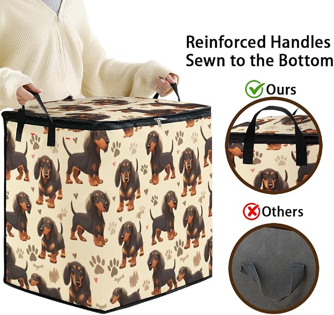 2pcs blanket storage bag for under bed, closet organizers 95L | clothing - Image 4