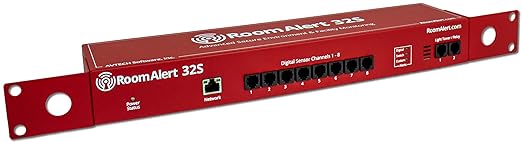 Room Alert 32S Proactive Secure Environment Monitor - Guardian Bundle (Monitor Plus 10 Additional Sensors and 4 Accessories)