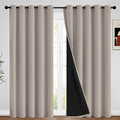 Yakamok Natural Blackout Curtains 84 inches Long by Yakamok