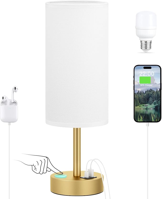 Dicoool Bedside Table Lamp for Bedroom by DicooolDirect