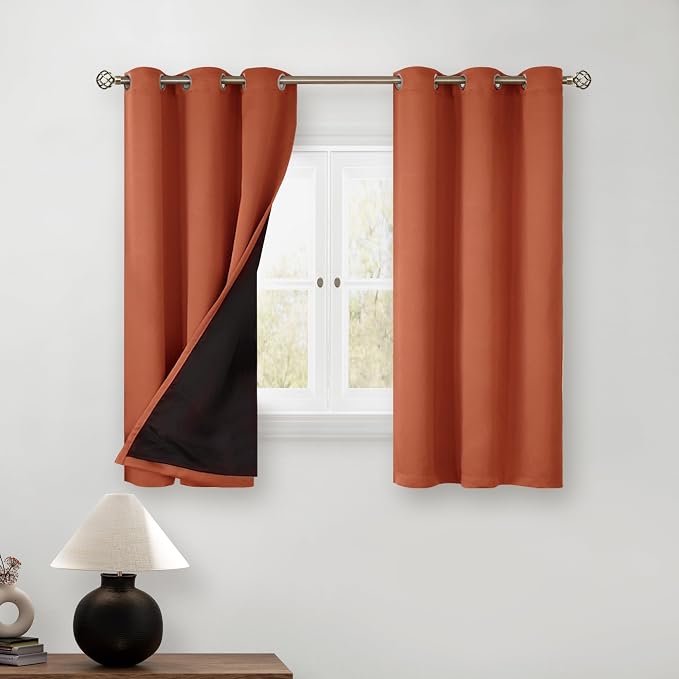 BGment Short 100% Blackout Curtains by BGment