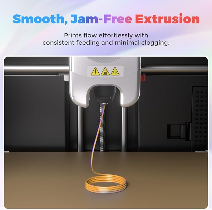 FLASHFORGE Silk Tri-Color Filament, Red, Gold and Purple 3 in 1 Coextrusion Silk PLA Filament 1.75mm, 3D Printer Filament Color Change 1kg(2.2lbs) Spool, Dimensional Accuracy +/- 0.02mm