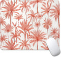 Perfect Paradise Tropical Palm Tree Floral Square Mouse pad, Texture, Waterproof, Anti Slip Rubber Base, Computer Mouse pad