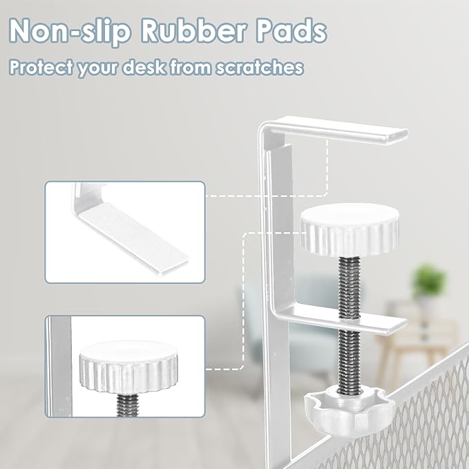 Cable Management, 2 Pack Cable Management Under Desk, Cable Tray | No Drill - Image 3