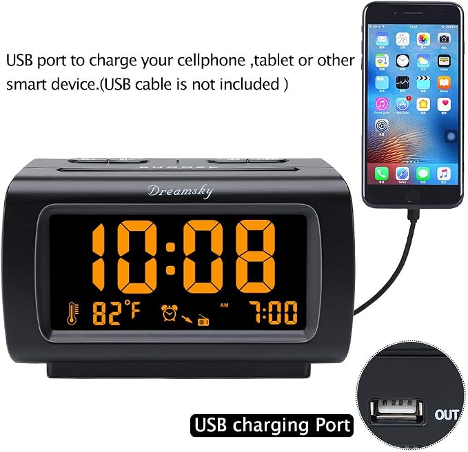 DreamSky Alarm Clock Radio for Bedrooms - Image 2