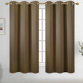 Diraysid Brown Grommet Blackout Curtains by Diraysid%2C+refresh+your+life