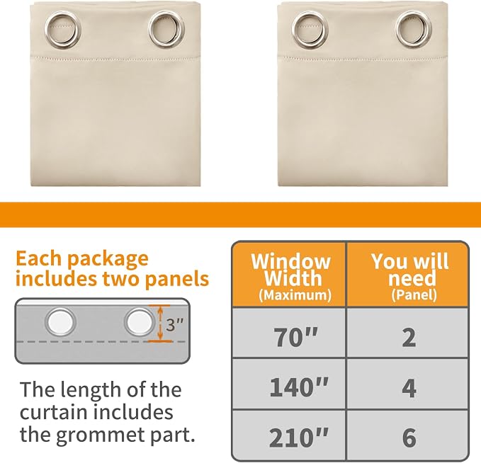 YoungsTex 100% Blackout Curtains - Image 6