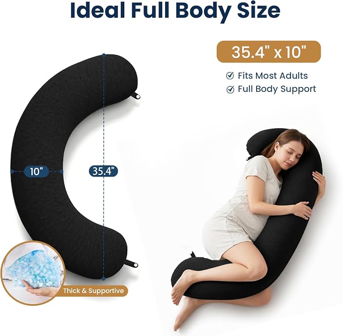 TranquilRelax C Shaped Body Pillow - Image 2
