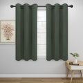 Easy-Going Thermal Grommet Blackout Curtains, 2 Panels 42x54 in | Greyish Green by Easy-Going
