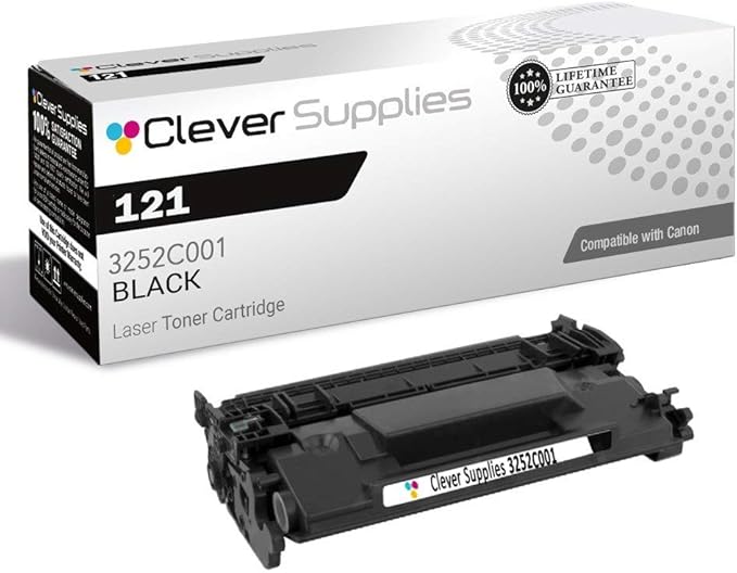 CS Compatible Toner Cartridge Replacement for Canon 121 3252C001 Black ImageClass D1620 D1650 Toner Cartridge Black