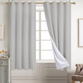 Diraysid 100% Blackout Curtains Light Grey Linen Curtains by Diraysid%2C+refresh+your+life