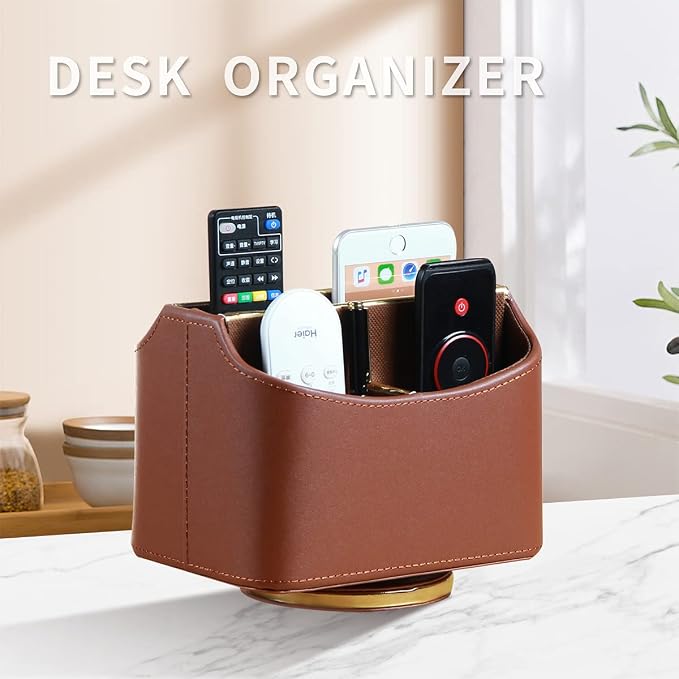 360° Swivel Remote Control Holder, TV Remote Caddy - Image 2