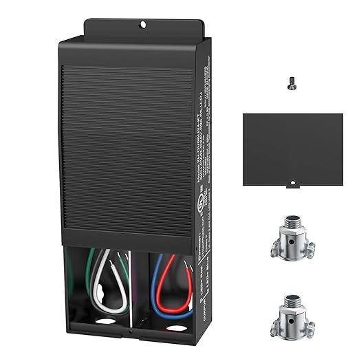 EMITEVER Dimmable LED Driver,96W 24V Triac Power Supply, AC to DC LED Transformer for LED Light,Compatible with Lutron and Leviton Dimmer,Waterproof IP67 and UL Listed,Class 2,Class P