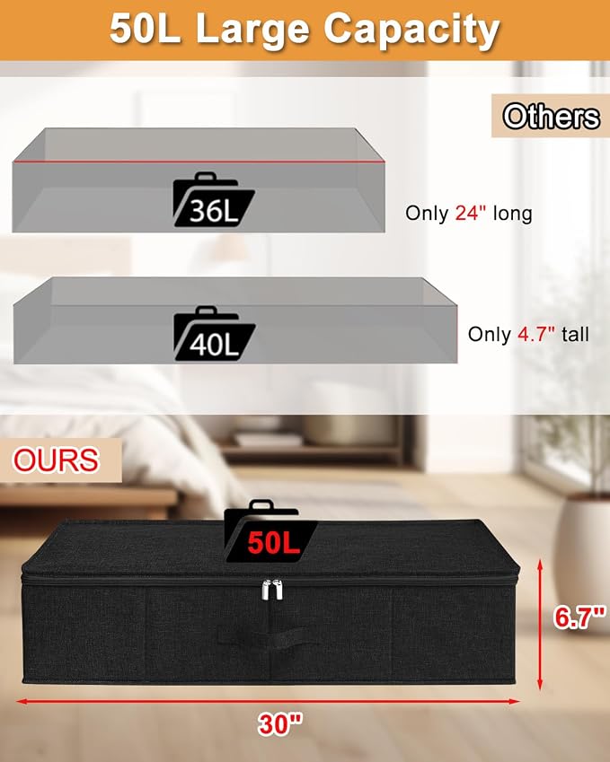 punemi 50L Under Bed Storage Container - Image 2