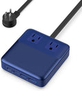 135W Charging Station USB C Power Strip,6-in-1 GaN USB C Charger Block with Plug &5ft Cord,2 AC,2 USB-A,2 USB-C,PD 65W Laptop Charger for MacBook,iPhone 16/15/14,Desktop Fast Charging for Home,Office