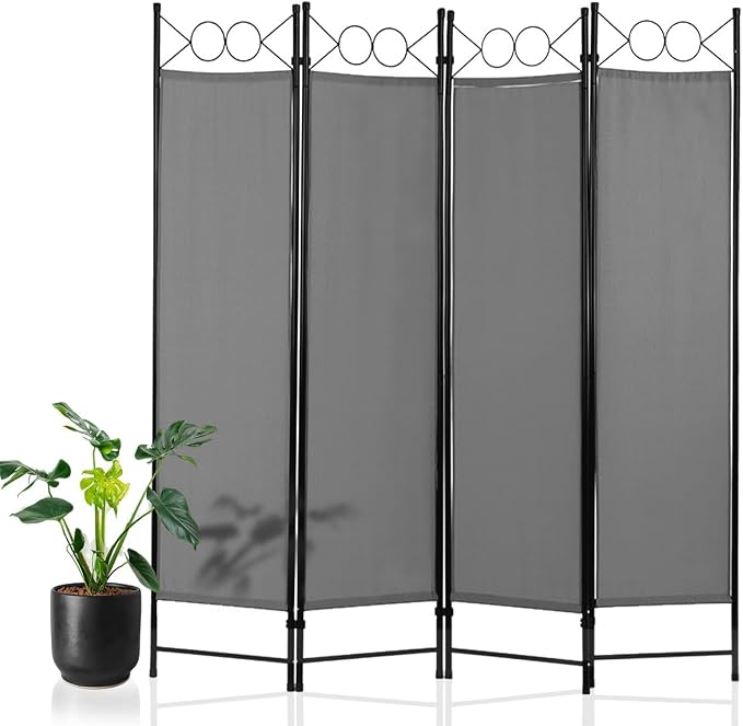 Room Divider 4 Panels Room Divider Privacy Screens by NChanmar
