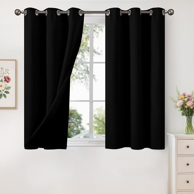 YoungsTex Short 100% Blackout Curtains by YoungsTex