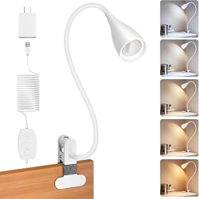 Reading Light for Book in Bed, Clip on Light Reading Lamp by Uchoiceme