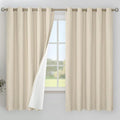 YoungsTex Extra Wide Linen 100% Blackout Curtains by YoungsTex
