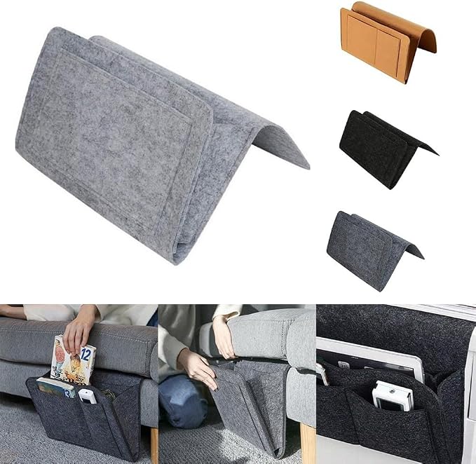 Felt Bedside Pocket Organizer Hanging Storage Bag - Image 3