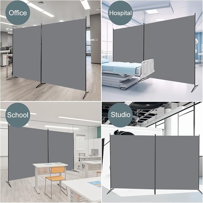 Room Divider Folding Privacy Screens, 6FT Tall Divider - Image 7