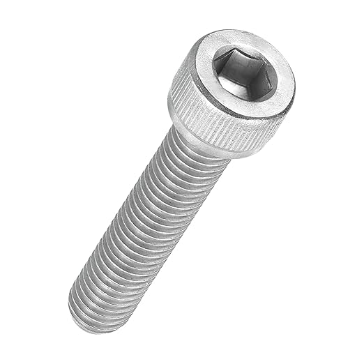 Kozelo 15pcs Socket Head Cap Screws - [M8-1.25 x 40mm] 304 Stainless Steel Allen Socket Drive for Electrical Motor 3D Printing Fan Engine Replacement Use, Silver