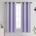 COSVIYA Grommet Room Darkening Lilac Curtains 63 inch Length by COSVIYA