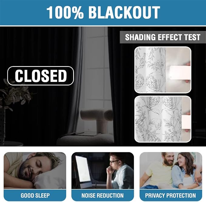 H.VERSAILTEX 100% Blackout Curtains - Image 2
