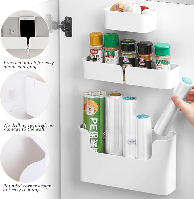 4 Pack Bedside Shelf Wall Mount, Wall Mounted Floating Shelf, Bedside Shelf - Image 5
