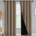 Yakamok Khaki Blackout Curtains 84 inches Long by Yakamok