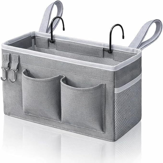 Kanrichu 1pcs Bedside Caddy Hanging Storage Bag, Organizer Baskets by KANRICHU