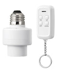 DEWENWILS Remote Control Light Socket with Dimmer, Wireless Light Switch, Dimmable Remote Light Bulbs Socket Switch, 100FT, E26 E27 Base with Controller, No Wiring, for Closet, Basement, ETL Listed