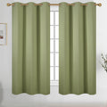 Diraysid Sage Green Grommet Blackout Curtains by Diraysid%2C+refresh+your+life