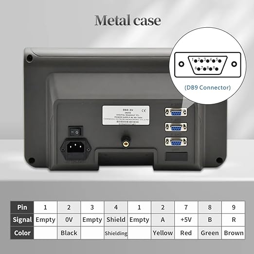 3 Axis Digital Readout DRO for Milling Machine High Accuracy Linear Scale 5um 420mm x 820mmx 470mm Travel Length