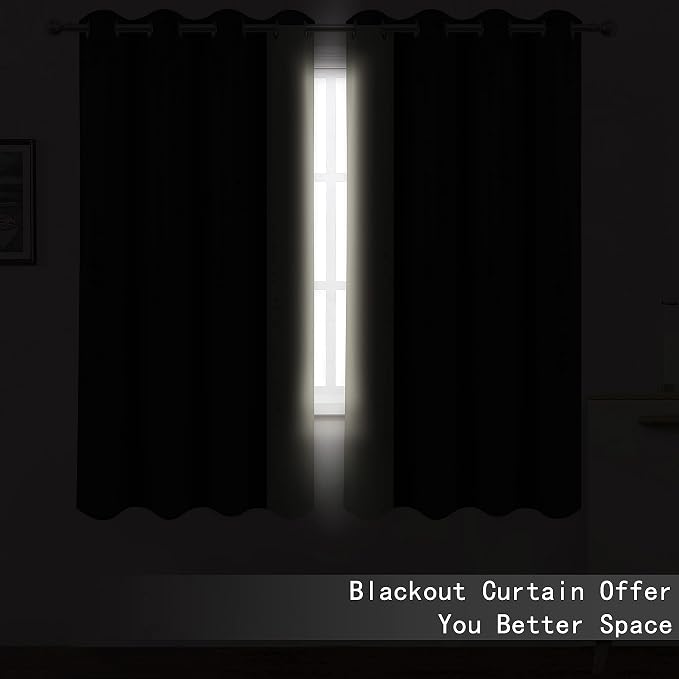 Total Blackout Light Beige Curtains - Image 3