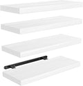 Amada Paulownia Wood Floating Shelves by AMADAHOMEFURNISHING