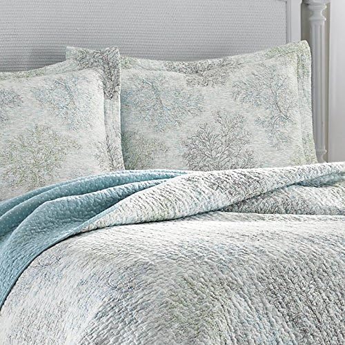 Laura Ashley - King Quilt Set, Reversible Cotton Bedding - Image 12