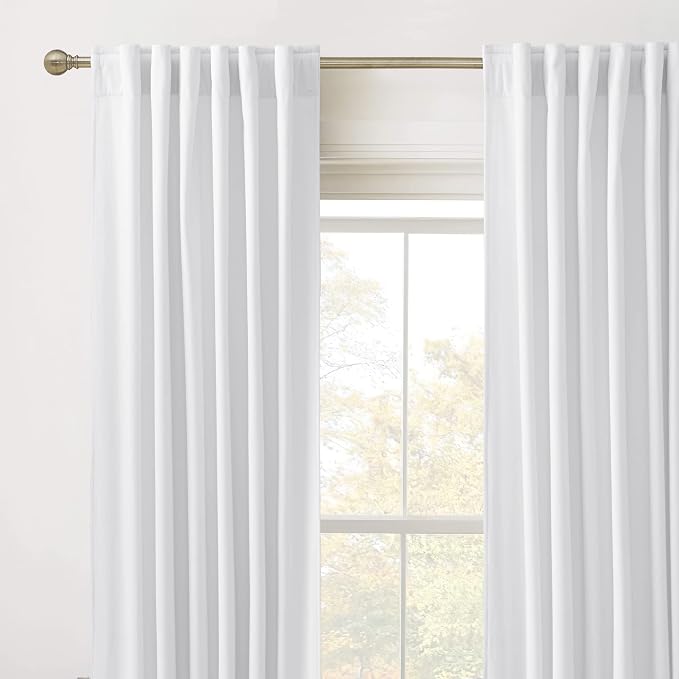 RYB Home Velvet Curtains 108 inches Long - Image 2