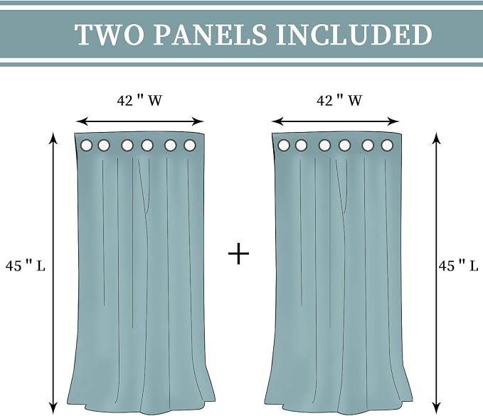 BGment Baby Pink 100% Blackout Curtains - Image 6
