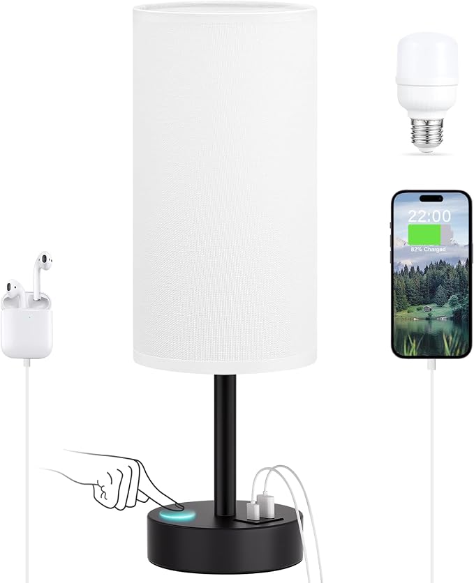 Dicoool Bedside Table Lamp for Bedroom - Image 7