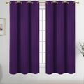 Diraysid Purple Grommet Blackout Curtains by Diraysid%2C+refresh+your+life