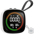 Portable Carbon Monoxide Detector,3-in-1 Rechargeable Co Monoxide Detector with Fahrenheit(°F/℃) & Humidity,Co Detector for Travel Camp Motor Home Basement Hotel
