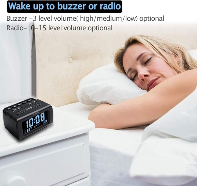 DreamSky Alarm Clock Radio for Bedrooms - Image 5
