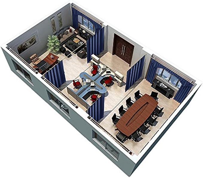 RYB HOME Extra Wide Blackout Curtain Blind Wall Panel - Image 7