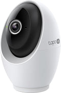 Tapo 4K Pan/Tilt Indoor Security Camera for Baby Monitor, Dog Camera w/Motion Detect and Track, 360° View, Color Night Vision, SD/Cloud Storage, Works w/Alexa, Google, and Bixby RoomCam 4K