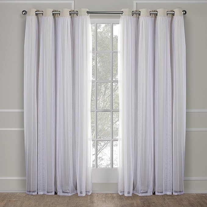 TOWN & COUNTRY LUXE Talia Double Layer Indoor Curtains, Sheer and Room - Image 3