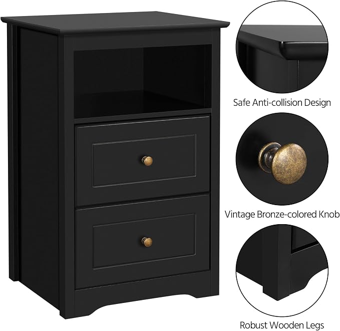 Yaheetech Tall Nightstand for Bedroom - Image 7