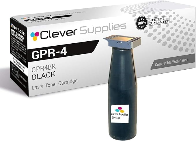 CS Replacement Toner Cartridge Compatible with Canon GPR-4 4234A003AB Black 5000 5000E 5000EN 5000i 5000V 5020 5020i 6000 6020 6020i